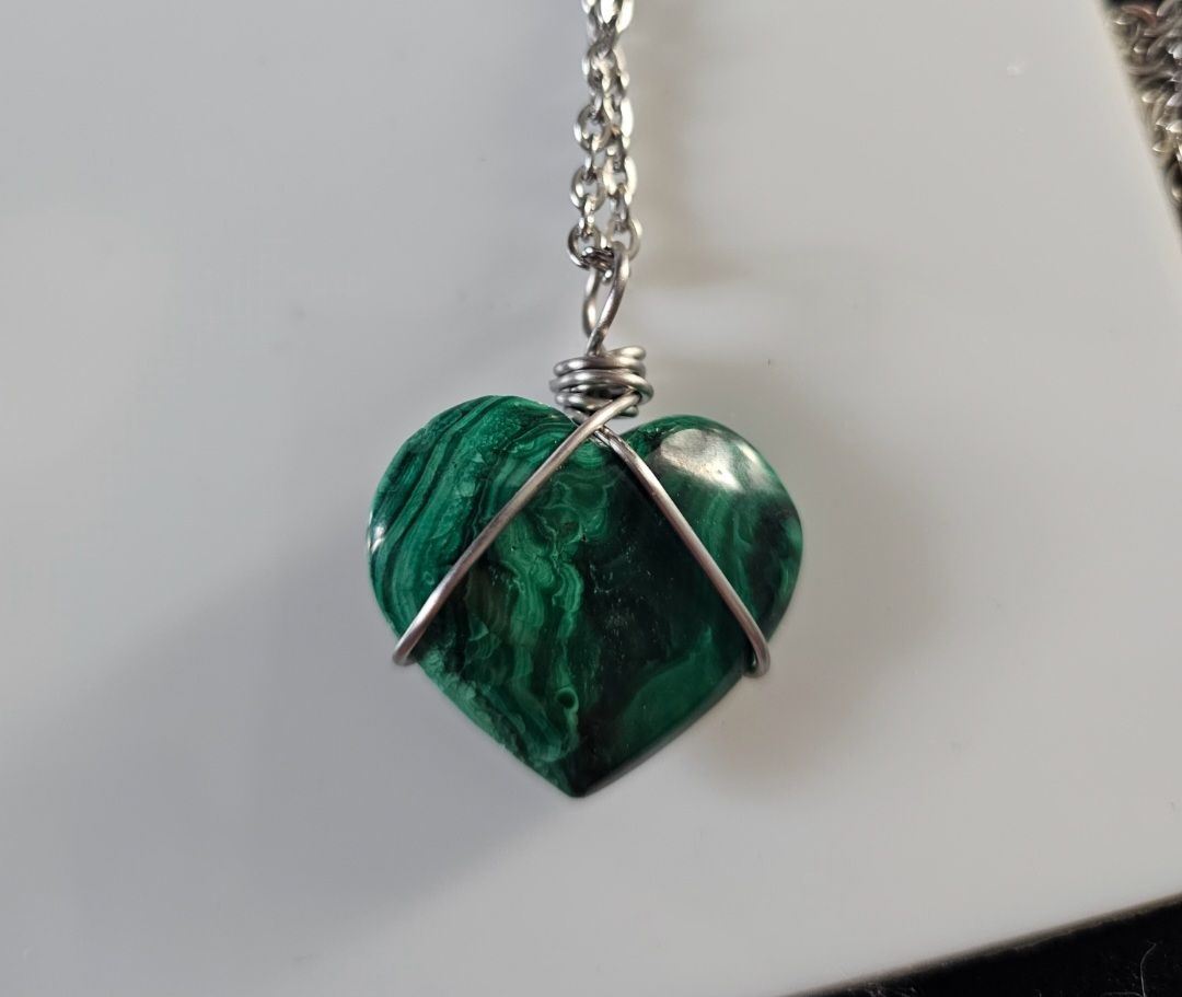 Malachite coeur des Fées