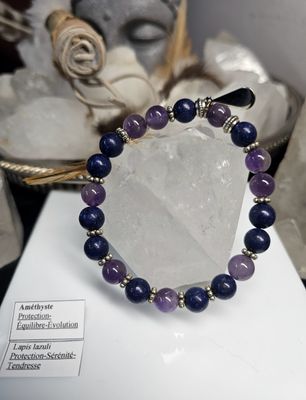 Améthyste et lapis lazuli