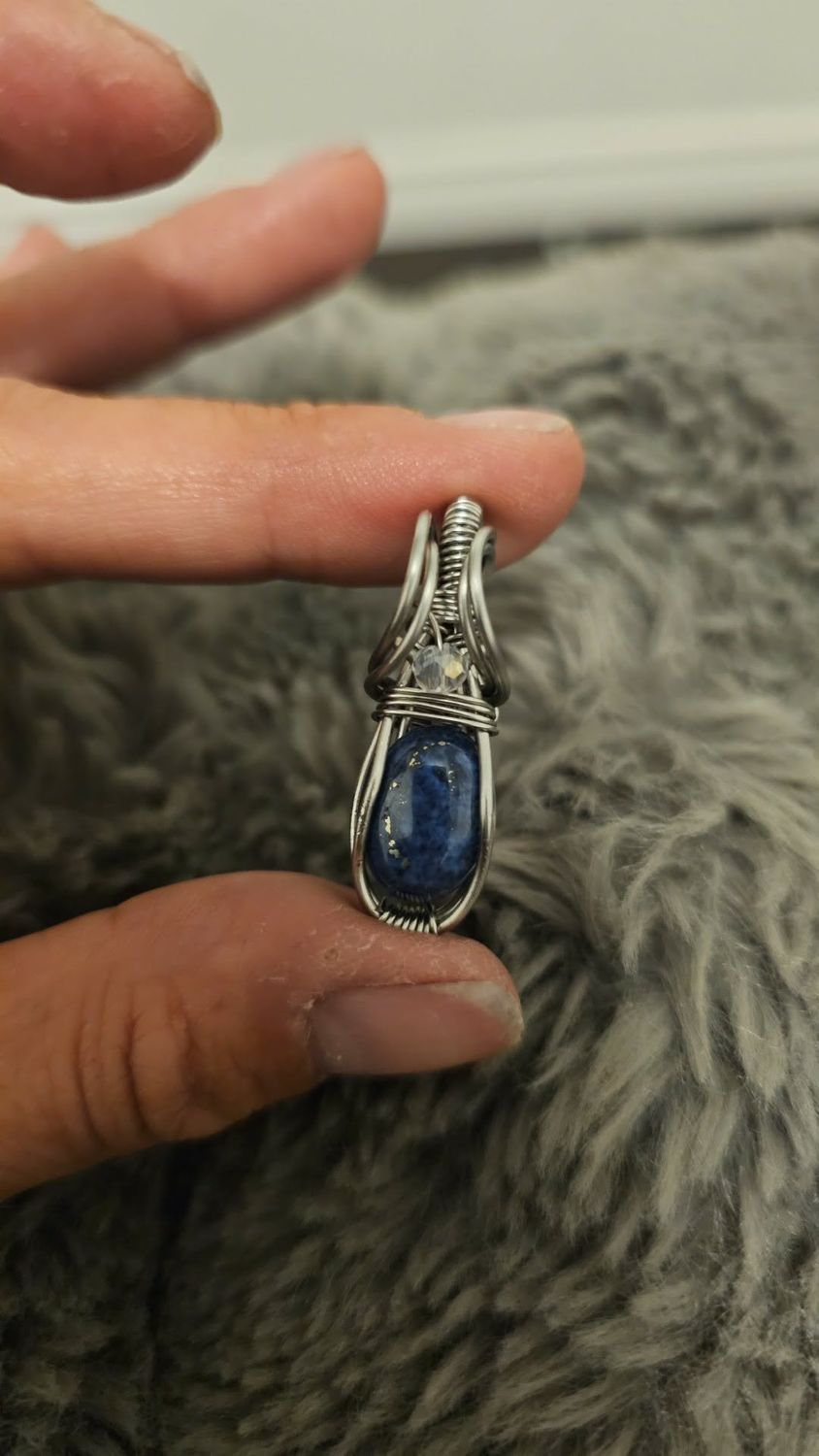 Pendentif sodalite