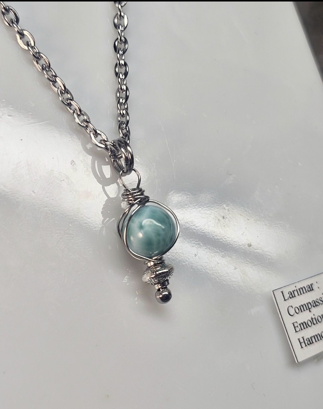 Pendentif larimar