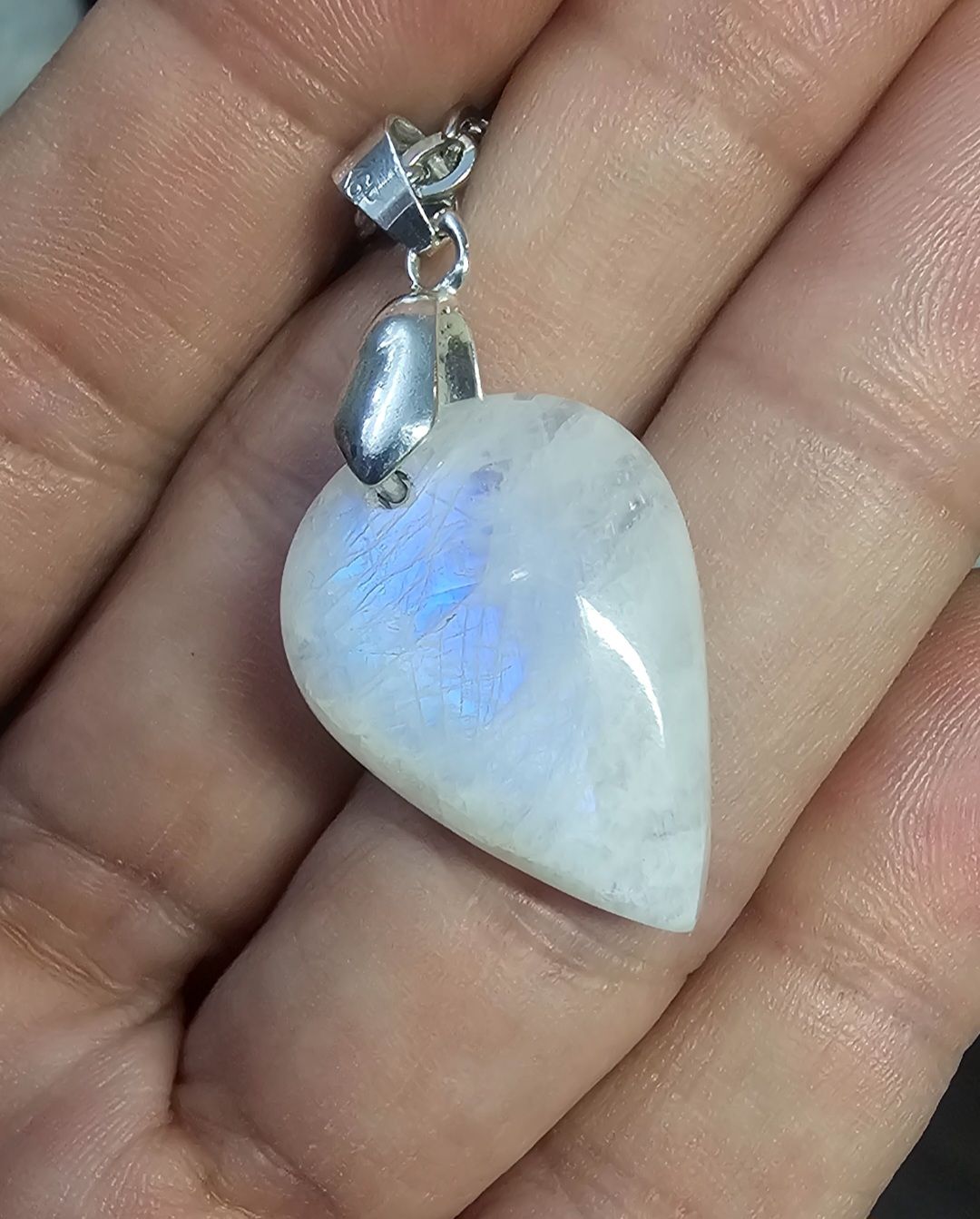 Pendentif blue moonstone