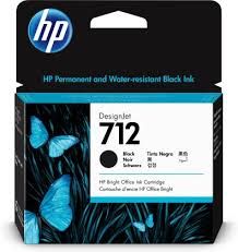 HP 712 nero Cartuccia d&#39;inchiostro (3ED71A) XL 80ml Designjet