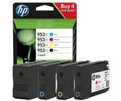 HP 953XL 4-Pack cartuccia d&#39;inchiostro Originale Resa elevata (XL) Nero, Ciano, Magenta, Giallo [3HZ52AE