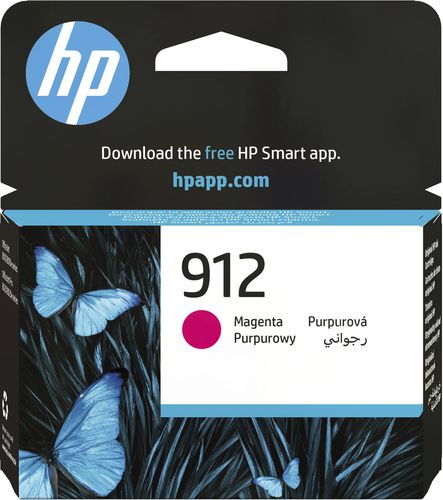 HP 912 Magenta [3YL78AE] Cartuccia di inchiostro originale per stampante Officejet 8010, 8012, 8013, 8014, 8015, Pro 8020e, 8022, 8023, 8024, 8025