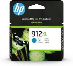 HP 3YL81AE Ciano Cartuccia Originale 912XL per stampante Officejet 8010, 8012, 8013, 8014, 8015, Pro 8020e, 8022, 8023, 8024, 8025