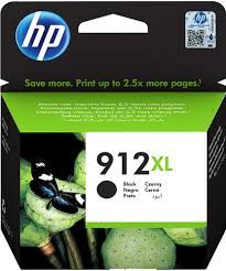 HP 912xl Nero [3YL84AE] Cartuccia di inchiostro originale per stampante Officejet 8010, 8012, 8013, 8014, 8015, Pro 8020e, 8022, 8023, 8024, 8025