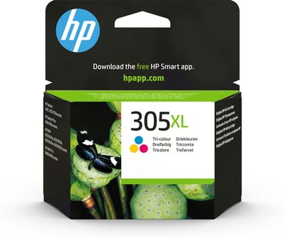 Cartuccia originale HP 305XL tricromia (3YM63AE) – Alta capacità per stampe a colori brillanti
