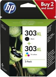 HP 303XL Multipack originale – Nero + Colori ad alta capacità