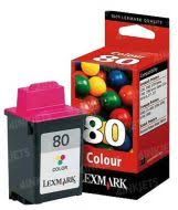 Lexmark 80 Colore Cartuccia Compatibile 12A1980 per stampante jetprinter 3200, 5000, 5070, 5770, 7000, 7200, optra color 40, 40n, 45, 45n, z11, z31