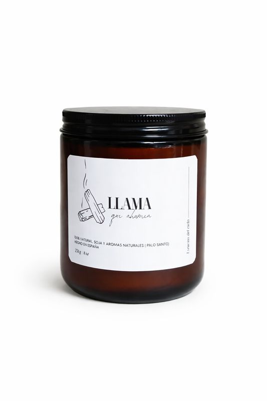 Llama que humea (Palo de Santo)