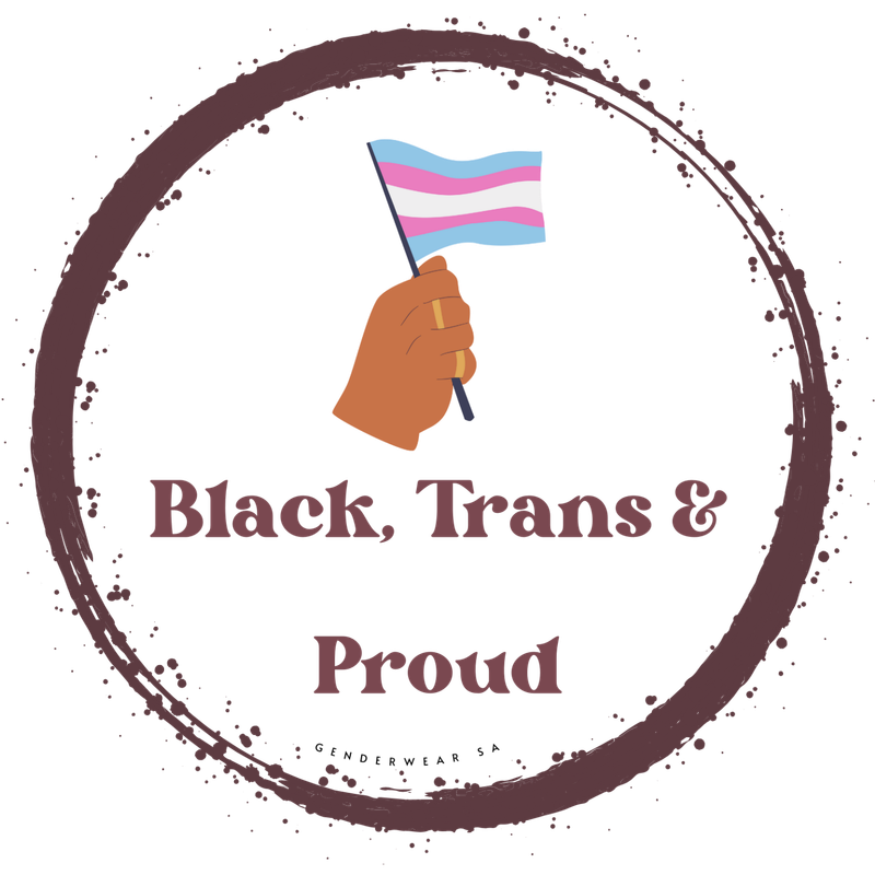 Black, Trans &amp; Proud Sticker