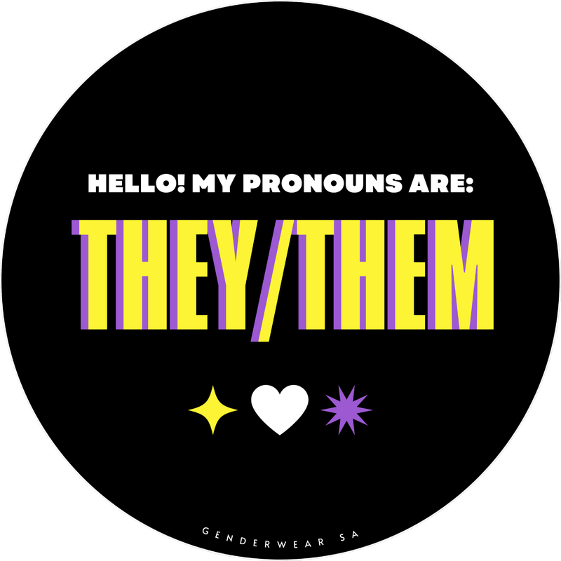 They/Them Pronoun Sticker