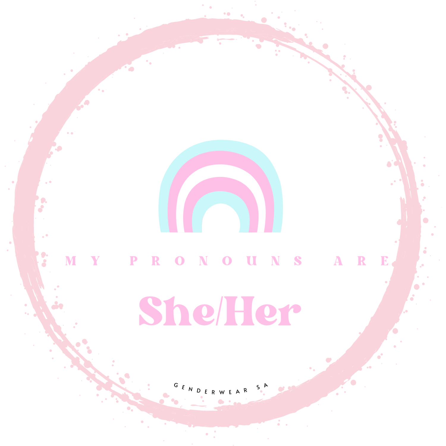 She/Her Pronoun Sticker