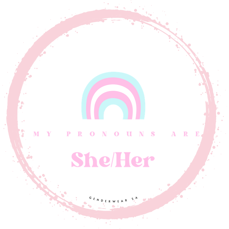 She/Her Pronoun Sticker