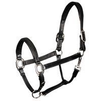 &quot;Harry&#39;s Horse leren halster zwart voor paard, pony, cob of shetlander, maten full cob&quot;