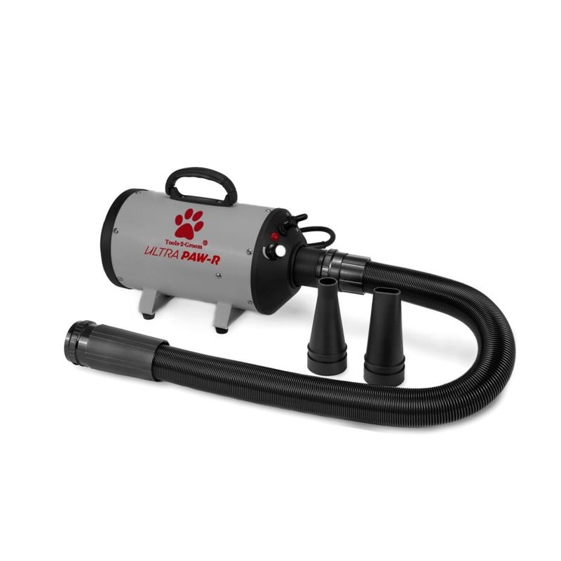 &quot;Tools-2-Groom witte waterblazer voor het drogen van honden en katten, ideaal voor het verwijderen van zand.&quot;
