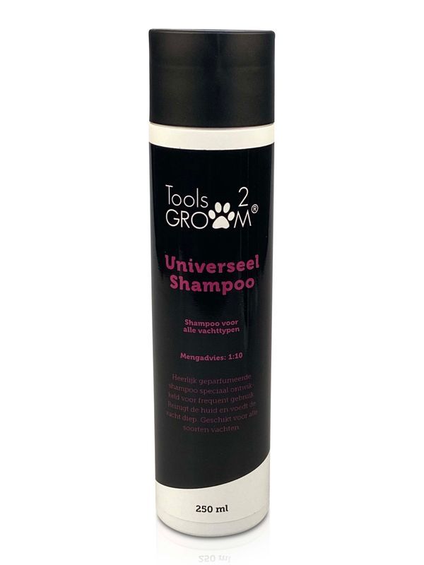 Fles Tools-2-Groom Universele Hondenshampoo – Geschikt voor alle vachttypen, 250ml