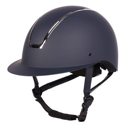&quot;Harry’s Horse Veiligheidscap Royal Matt – zwarte paardrijcap met lange klep en matte afwerking&quot;