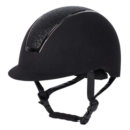 &quot;Harry’s Horse Veiligheidscap Regal Velvet Sparkle – paardrijcap met velours afwerking en glitters&quot;