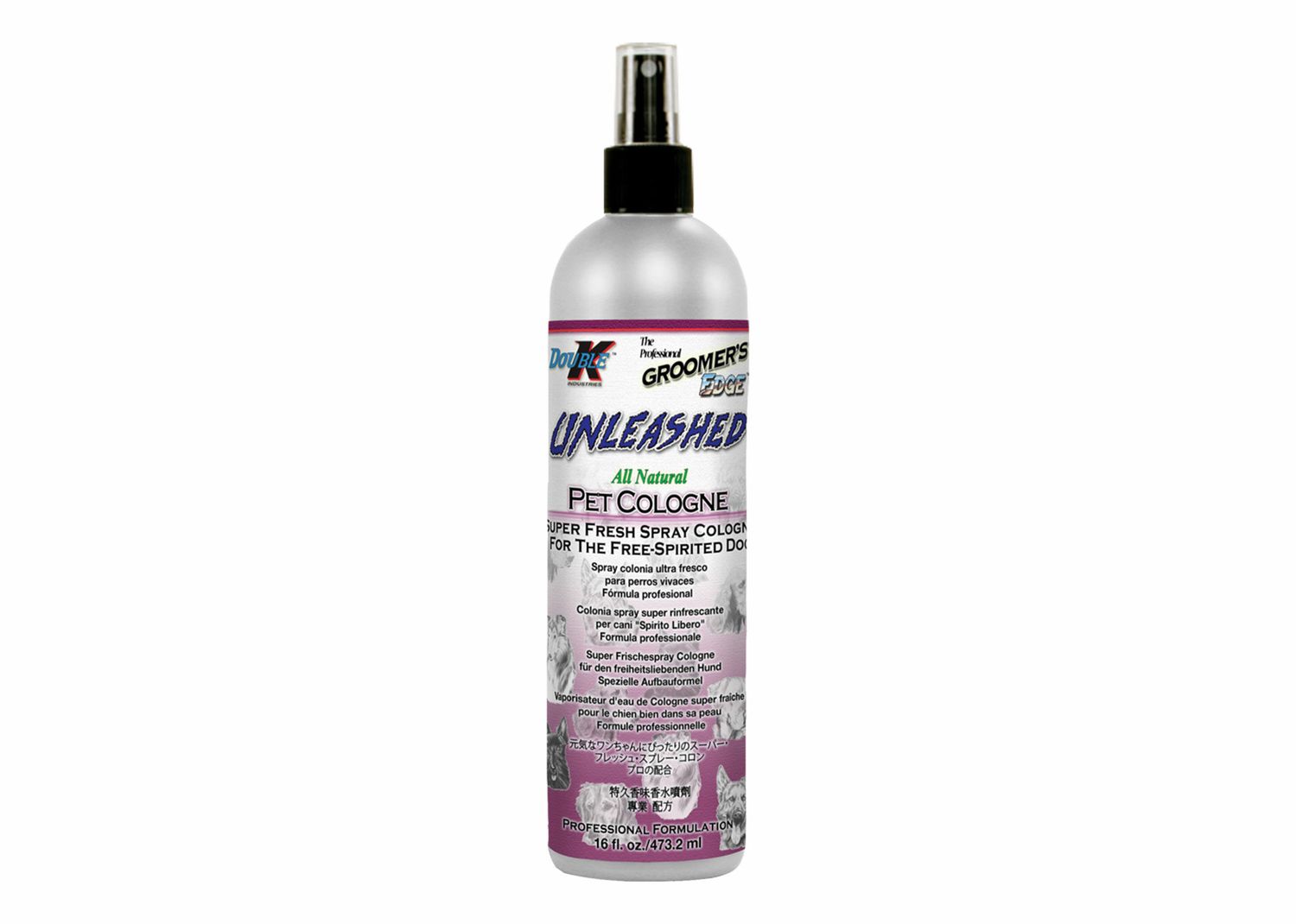 Double K Groomers Edge Unleashed Cologne Spray 437ml
