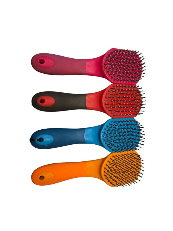 "Horse World Ricky manenborstel voor paard, pony of shetlander, voor het verzorgen van staart en ma…