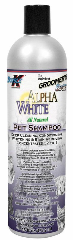 Double K Alpha White Witte Vacht Shampoo 473ML