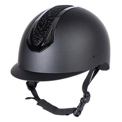 Harry's Horse Veiligheidscap Pro F2 Matt Crystal Zwart