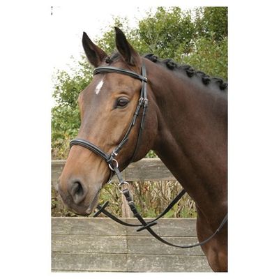 Harry's Horse Bitloos Hoofdstel Kaakgekruist Zwart