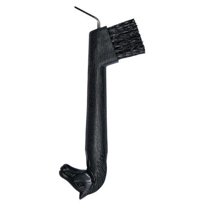 Harry's Horse Hoevenkrabber/Borstel Paardenhoofd Zwart