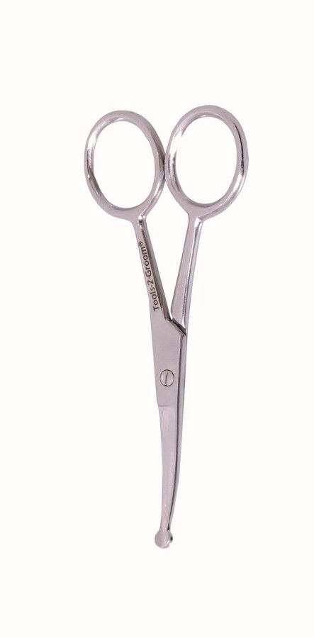 Tools-2-Groom Gebogen Potenschaartje met Stompe Punt – 11,5 cm (4,5")