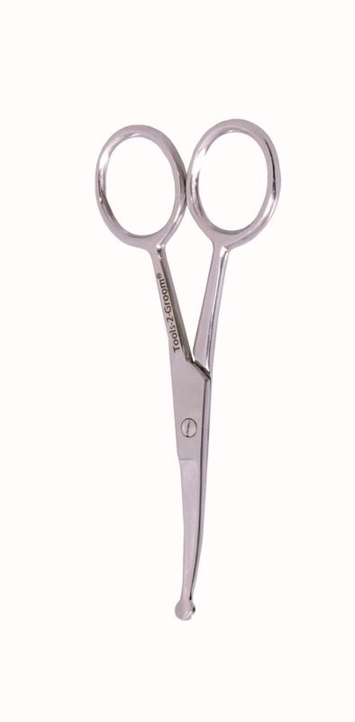 Tools-2-Groom Gebogen Potenschaartje met Stompe Punt – 11,5 cm (4,5")