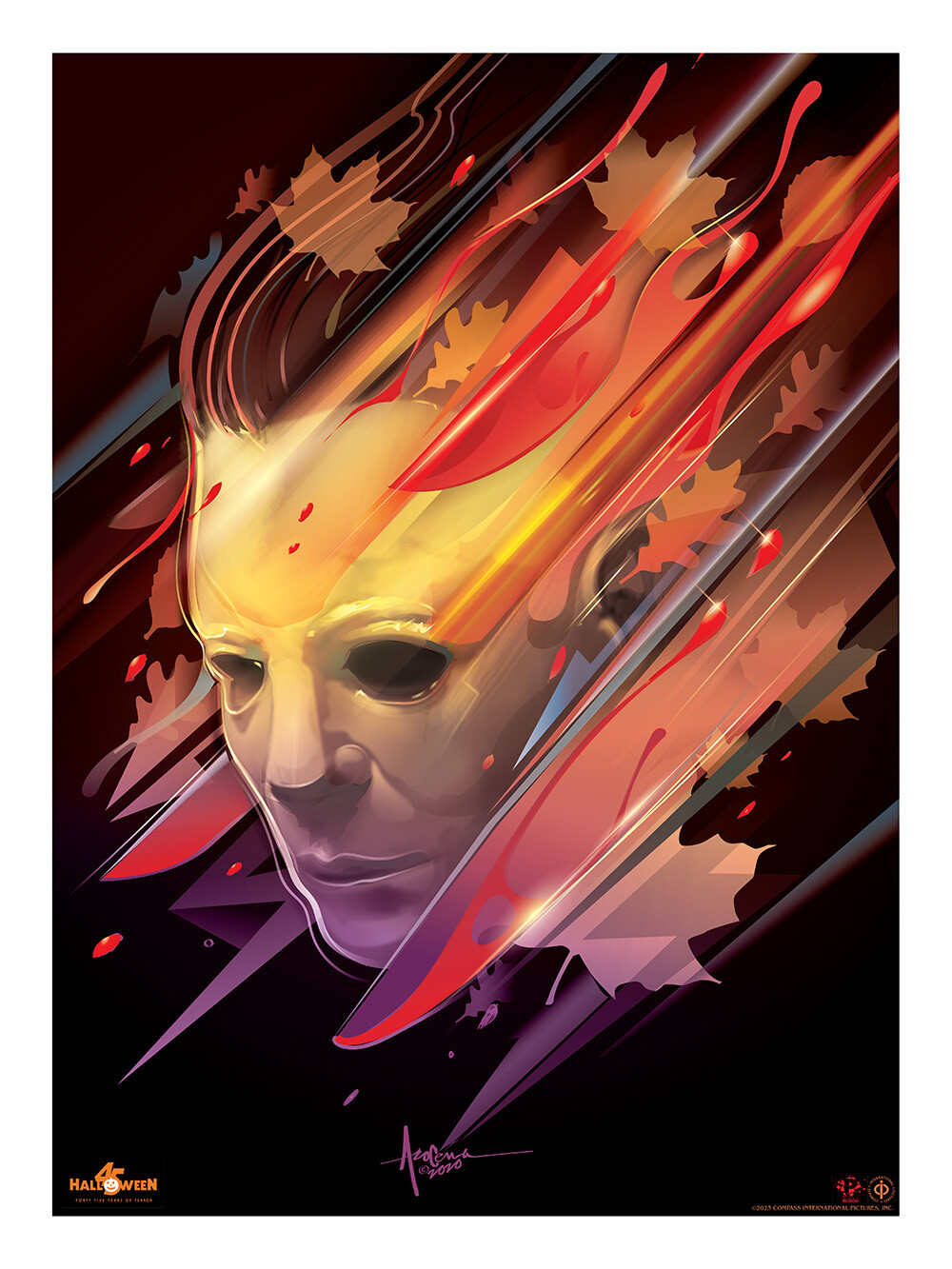 Halloween H45 Exclusive print - &quot;Michael w/ Knives 02&quot;