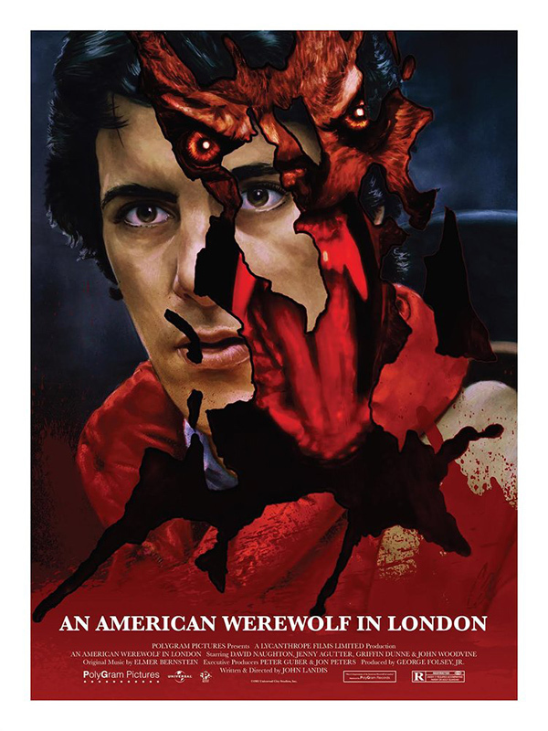 An American Werewolf in London - art by Cat Staggs