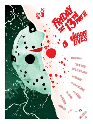 Friday the 13th pt. 6 - Jason Lives - art by John J Hill