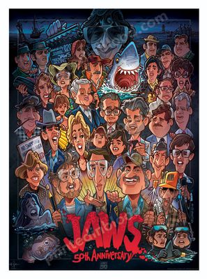 JAWS 50th Anniversary print by Burkhard Schulz