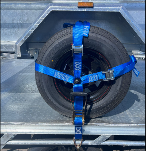 Ratchet Tiedown Car Wheel Harness