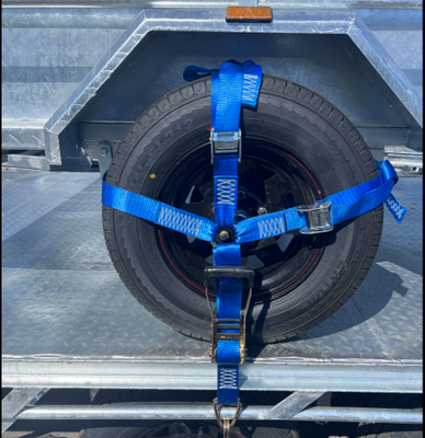 Ratchet Tiedown Car Wheel Harness