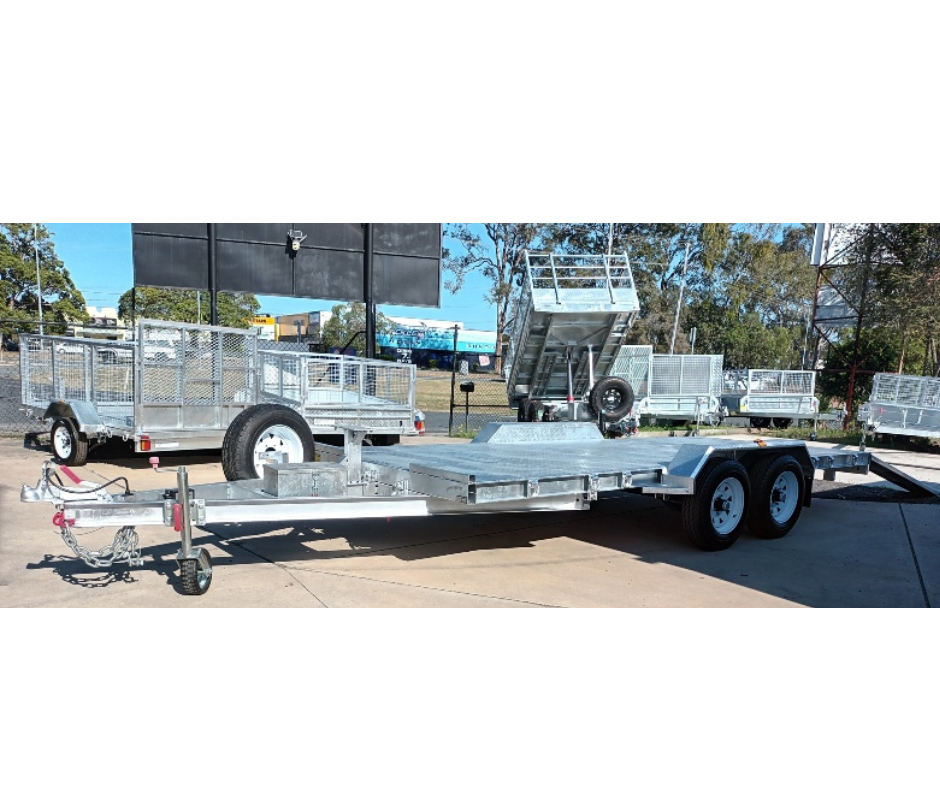 Tandem Tilt Car Trailer 5m x 2m