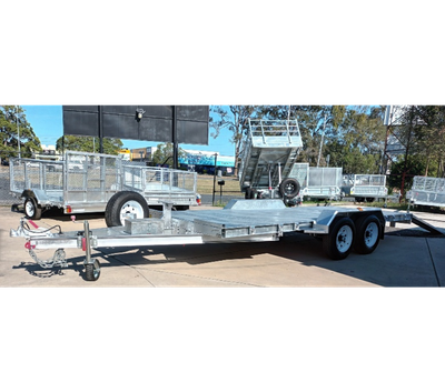 Tandem Tilt Car Trailer 5m x 2m