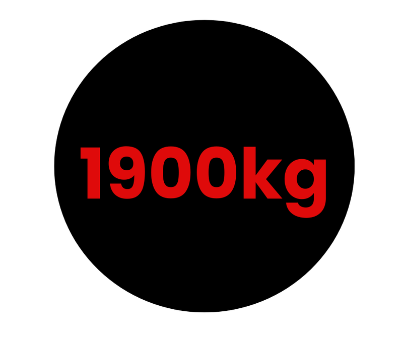 1900kg