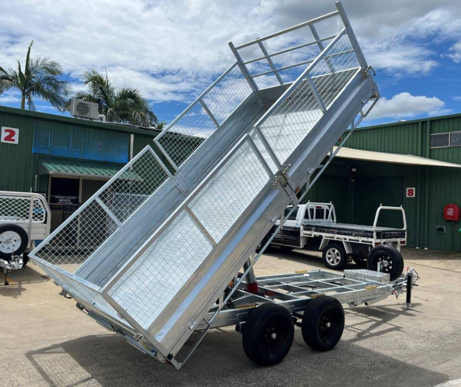 Flat Deck Hydraulic  Tipper 14x7