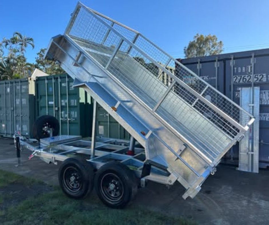Box Trailer Hydraulic Tipper 10x6
