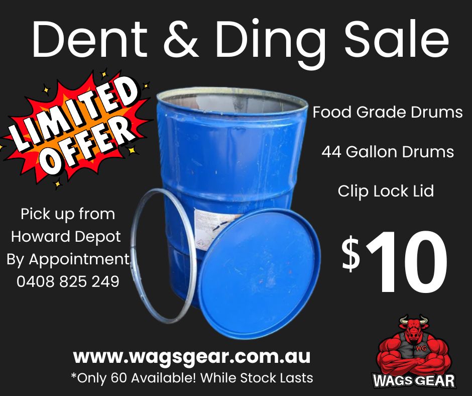 Dent and Ding 44 Gallon Drums