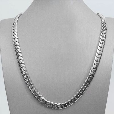 Classic Handmade Miami Cuban Link Chain Hip Hop Jewelry 6-10mm Custom 925 Sterling Silver cadenas cubanas Fashion Men Necklace