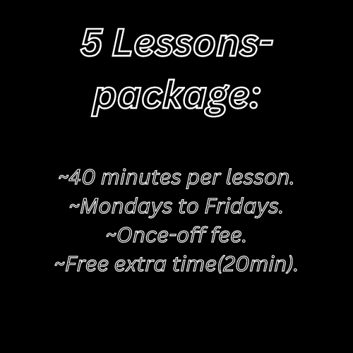 5 Lessons-package