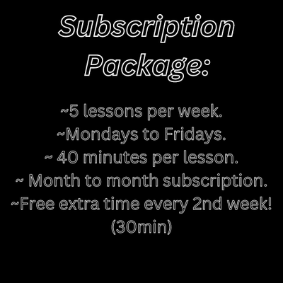 Subscription package