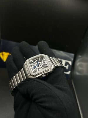 40MM 10.5 CT VVS MOISSANITE WATCH