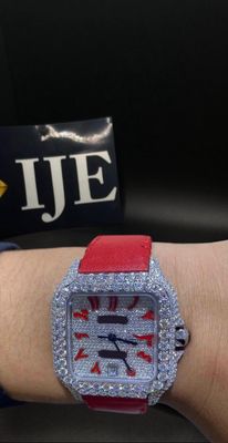 40MM 10.5 CT VVS MOISSANITE WATCH