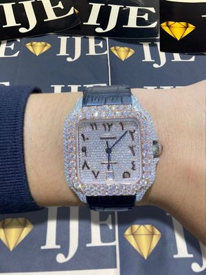 40MM 10.5 CT VVS MOISSANITE WATCH