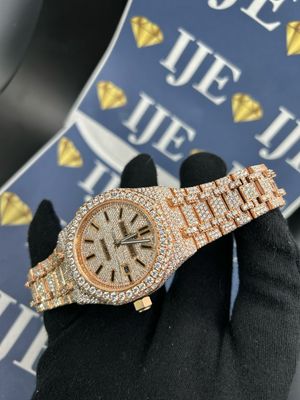 41MM 38CT VVS MOISSANITE WATCH